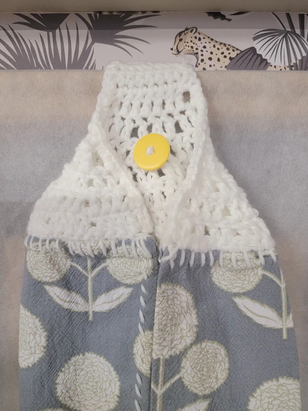 Crochet Top Hanging Kitchen Towel
